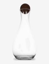 Sagaform - Nature Wine Carafe With Cork Stopper - Vyno grafinai ir dekanteriai - Nude