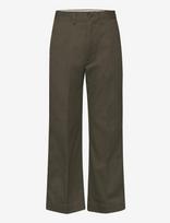 Polo Ralph Lauren - Chino Wide-Leg Pant - Plačios kelnės - Chaki spalva