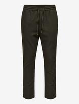 ONLY & SONS - Onslinus Crop 0007 Cot Lin Pnt Noos - Laisvalaiko marškiniai - Ruda