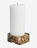 WOUD - Jeu De Dés 3 Candle Holder - Žvakių laikiklis - Ruda