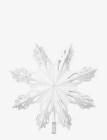 Broste Copenhagen - Snowflake Tree Topper - Kalėdiniai žaisliukai ir eglutės aksesuarai - Balta