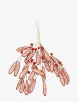 Broste Copenhagen - Mistletoe Pearl Ornament - Kalėdiniai žaisliukai ir eglutės aksesuarai - Marga / raštuota