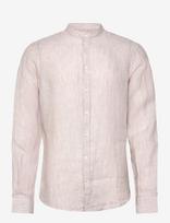 Casual Friday - Cfanton Ls Cc Linen Shirt - Lininiai marškiniai - Rožinė