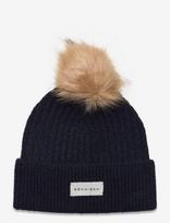 Röhnisch - Pom Rib Beanie - Kepurė - Tamsiai mėlyna