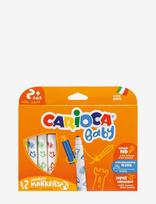 Carioca - Carioca Baby Jumbofiberpennor - Spalvoti pieštukai - Marga / raštuota