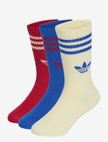 Adidas Originals - Crew Sock 3P - Kojinės - Marga / raštuota