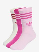 Adidas Originals - Crew Sock 3P - Kojinės - Rožinė
