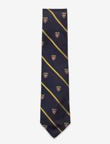 Polo Ralph Lauren - Striped Silk Repp Narrow Club Tie - Kaklaraištis - Tamsiai mėlyna