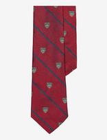 Polo Ralph Lauren - Striped Silk Repp Narrow Club Tie - Kaklaraištis - Burgundiška splava