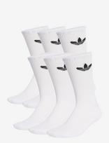 Adidas Originals - Tr Crew S 6P - Įprastos kojinės - Balta