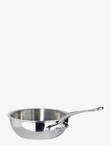 Mauviel - Sauter Pan Plump Cook Style 2 Liter 20 X 7 Cm Steel Stainles - Troškintuvas - Sidabro