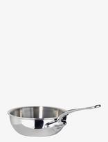 Mauviel - Sauter Pan Plump Cook Style 1,1 Liter 16 X 6 Cm Steel Stainl - Troškintuvas - Sidabro