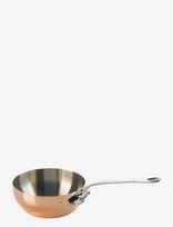 Mauviel - Sauter Pan Plump M'150S 2 Liter 20 X 7 Cm Copper/Steel - Troškintuvas - Sidabro