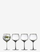Lyngby Glas - Gin & Tonic Glass Palermo Gold 65Cl 4Pcs - Džino taurė - Nude
