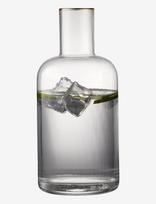 Lyngby Glas - Carafe Palermo Gold 1.5 Liter - Vandens termosai ir ąsočiai - Nude