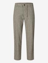 Selected - Slm172-Slimtape Brody Linen Bld Pnt Noos - Lininės kelnės - Pilka