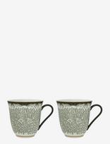 Rörstrand - Ostindia Floris Mugg 30Cl Green 2Pc - Kavos puodelis - Žalia
