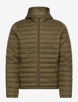 Hummel - Hmlred Quilted Hood Jacket - Paminkštinta striukė - Chaki spalva