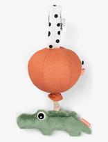 Done By Deer - Musical Toy Happy Clouds Croco Green - Muzikinis pliušinis žaislas - Žalia