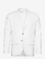 Lindbergh - Cotton Linen Blazer - Vieneilės striukės - Balta