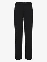 Vero Moda - Vmzamira Mw Slim Straight Pant Noos - Tiesaus kirpimo džinsai - Juoda