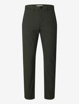 Selected - Slm175-Slim Miles Brushed Pant Noos - Klasikinės kelnės - Chaki spalva