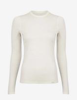 Danish Endurance - Core Merino Baselayer Shirt (Women) 1-Pack - Marškinėliai ilgomis rankovėmis - Balta