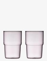 Lyngby Glas - Drinking Glass Torino 2 Pcs - Stiklinė vandeniui - Rožinė