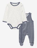 Fixoni - Body Ls W.romper - Bodžių rinkinys - Mėlyna