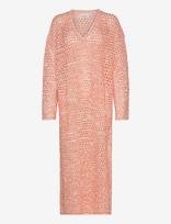 HOLZWEILER - Frida Crochet Dress - Ilga suknelė - Koralinė spalva