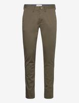 Gant - Slim Twill Chinos - Chino stiliaus kelnės - Chaki spalva