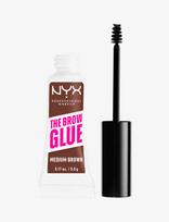 NYX Professional Makeup - Nyx Professional Makeup, The Brow Glue Instant Brow Styler, 03 Medium Brown, 5 G - Antakių gelis - Ruda