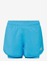 New Balance - Sport Essentials 2-In-1 Short 3" - Sportiniai šortai - Mėlyna