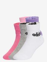 Adidas Sportswear - Kids Lin Ank 5P - Kojinės - Marga / raštuota