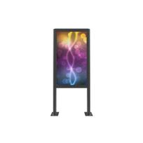 Televizoriaus laikiklis EDBAK  | Floor stand | POK101 | 55 " | Maximum weight (capacity) 80 kg | Black