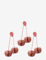 Broste Copenhagen - Cherry Ornaments - Kalėdiniai žaisliukai ir eglutės aksesuarai - Rožinė