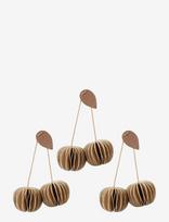 Broste Copenhagen - Cherry Ornaments - Kalėdiniai žaisliukai ir eglutės aksesuarai - Ruda