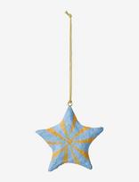 Broste Copenhagen - Pulp Star Ornament - Kalėdiniai žaisliukai ir eglutės aksesuarai - Mėlyna