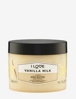 I LOVE - I Love Signature Indulgent Body Butter Vanilla Milk 330Ml - Kūno sviestas - Nude