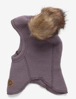 Mikk-line - Wool Fullface W. Pom Pom - Balaklava - Violetinė