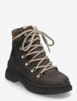 ANGULUS - Boots - Flat - With Lace And Zip - Žieminiai batai su raišteliais - Chaki spalva