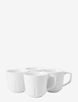 Rosendahl - Gc Essentials Mug 30 Cl White 4 Pcs. - Kavos puodelis - Balta