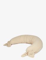 NOBODINOZ - Maternity Pillow In Washed Double Muslin Wabi-Sabi - Maitinimo pagalvė - Kreminė spalva