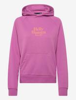 Helly Hansen - W Core Graphic Hoodie - Sportinis džemperis su gobtuvu - Rožinė