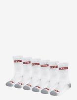 Levi's - Levi's® Core Regular Length Socks 6-Pack - Kojinės - Balta