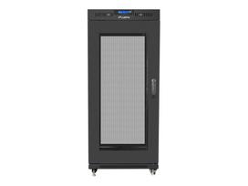 Serveriai Lanberg  Rack cabinet 19" free-standing 15U/800x1000 (flat pack) with mesh door lCD V2, black |