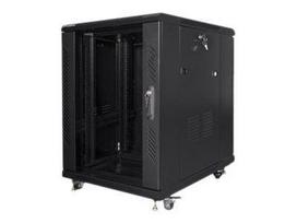 Serveriai Lanberg  Rack cabinet 19" free-standing 15U/600x800 (flat pack), black |