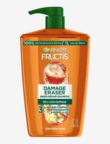 Garnier - Garnier Fructis Damage Eraser Shampoo For Damaged Hair 1000 Ml - Šampūnas - Nude