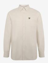 Lyle & Scott - Plain Flannel Shirt - Laisvalaiko marškiniai - Pilka
