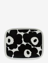 Marimekko Home - Unikko Plate - Maža lėkštė - Juoda